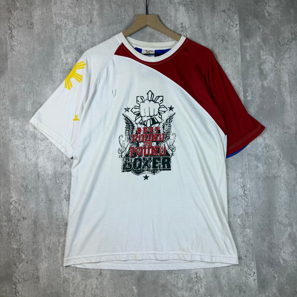 Y2K Manny Pacquiao Offical Licensed Merch Jersey Tee L